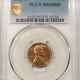 Lincoln Cents (Wheat) 1938 PROOF LINCOLN CENT – PCGS PR-64 RD, RATTLER! PREMIUM QUALITY!