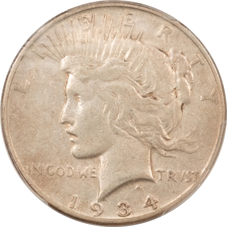 New Certified Coins 1934-S PEACE DOLLAR – PCGS XF-40, KEY-DATE!