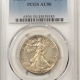 Half Dollars 1934-D WALKING LIBERTY HALF DOLLAR – PCGS AU-53, ORIGINAL W/ LUSTER