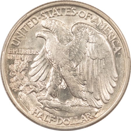 Half Dollars 1936 WALKING LIBERTY HALF DOLLAR – PCGS AU-53, LUSTROUS!