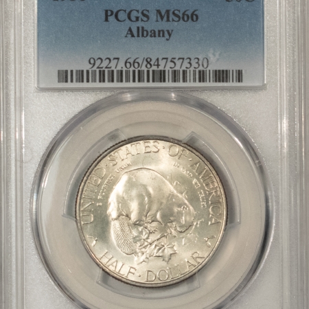 U.S. Certified Coins 1936 ALBANY COMMEMORATIVE HALF DOLLAR – PCGS MS-66, FLASHY, PREMIUM QUALITY!