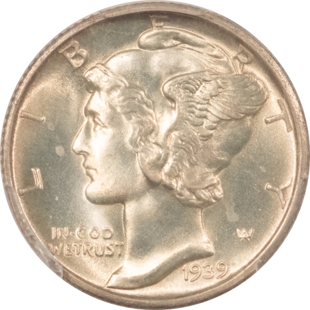 Dimes 1939-D MERCURY DIME PCGS MS-65 FB, FRESH & PQ!