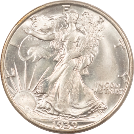 New Certified Coins 1939-S WALKING LIBERTY HALF DOLLAR – PCGS MS-66+, PREMIUM QUALITY! LOOKS SUPERB!