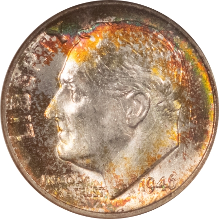 New Certified Coins 1946 ROOSEVELT DIME – NGC MS-67, GORGEOUS!