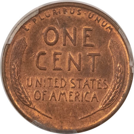 Lincoln Cents (Wheat) 1955 DOUBLED DIE OBVERSE LINCOLN CENT PCGS MS-62 RB, ORIGINAL LOTS OF RED! NICE!