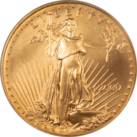 Gold Bullion 2000 $50 1 OZ AMERCIAN GOLD EAGLE – ICG MS-69