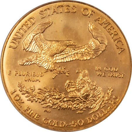 Gold Bullion 2000 $50 1 OZ AMERCIAN GOLD EAGLE – ICG MS-69