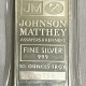 New Store Items 10 OZ .999 FINE SILVER JM SILVER BAR SERIAL #192108