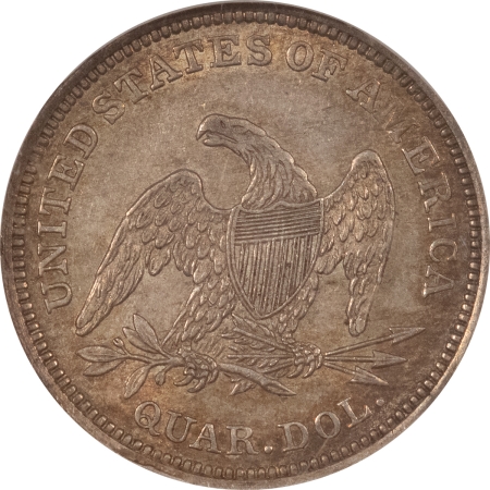 Liberty Seated Quarters 1838 SEATED LIBERTY QUARTER – NGC AU-58, TOUGH!