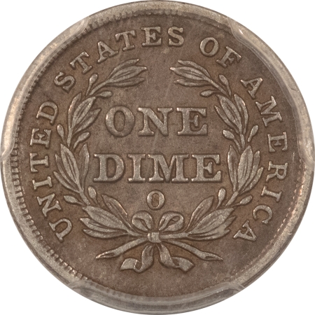 Liberty Seated Dimes 1838-O SEATED LIBERTY DIME, NO STARS – PCGS VF-30, NICE & ORIGINAL!