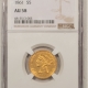 $3 1879 $3 DOLLAR GOLD – PCGS MS-65, PREMIUM QUALITY! LOW MINTAGE RARE DATE!