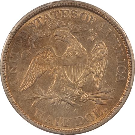 Liberty Seated Halves 1870-S SEATED LIBERTY HALF DOLLAR – PCGS AU-50, SCARCE DATE!