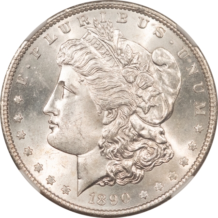 Morgan Dollars 1890-S MORGAN DOLLAR NGC MS-63