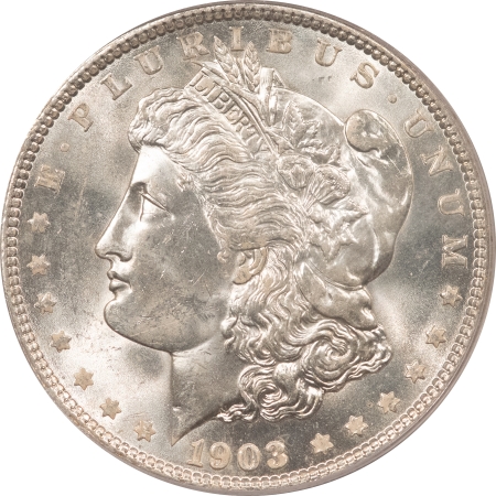 CAC Approved Coins 1903-O MORGAN DOLLAR – PCGS MS-64, PREMIUM QUALITY GEM! CAC APPROVED!