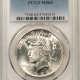 New Certified Coins 1923-S PEACE DOLLAR – PCGS MS-63, WHITE & CHOICE!