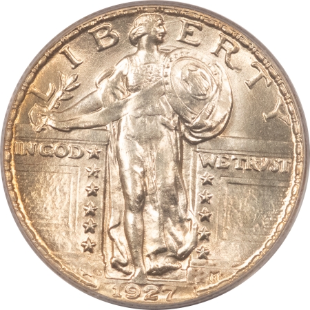 New Certified Coins 1927-D STANDING LIBERTY QUARTER – PCGS MS-63 FH, CHOICE, FLASHY!