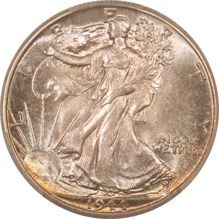 CAC Approved Coins 1944 WALKING LIBERTY HALF DOLLAR – PCGS MS-67+ CAC, GORGEOUS & SUPERB+