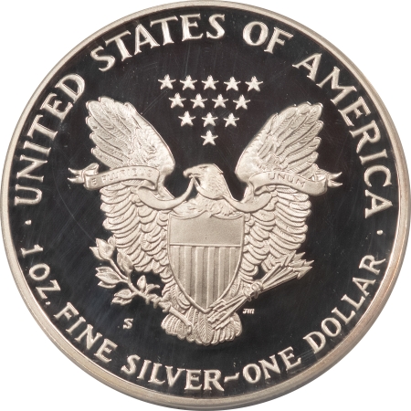 American Silver Eagles 1986-S PROOF $1 AMERICAN SILVER EAGLE – ANACS PR-70 DCAM, 1ST YEAR OF ISSUE!