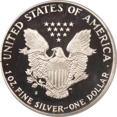 American Silver Eagles 1987-S PROOF $1 AMERICAN SILVER EAGLE – ANACS PR-70 DCAM