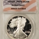 American Silver Eagles 1988 $1 AMERICAN SILVER EAGLE – ANACS MS-70