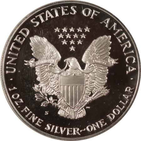 American Silver Eagles 1991-S PROOF $1 AMERICAN SILVER EAGLE – ANACS PR-70 DCAM