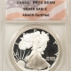 American Silver Eagles 1991-S PROOF $1 AMERICAN SILVER EAGLE – ANACS PR-70 DCAM