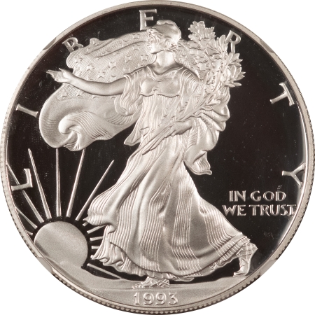 American Silver Eagles 1993-P PROOF $1 AMERICAN SILVER EAGLE – NGC PF-70 ULTRA CAMEO