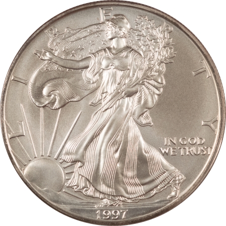 American Silver Eagles 1997 $1 AMERICAN SILVER EAGLE – ANACS MS-70