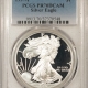 American Silver Eagles 1998 $1 AMERICAN SILVER EAGLE – ANACS MS-70, MINOR OBVERSE MILK SPOTS