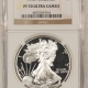 American Silver Eagles 1998 $1 AMERICAN SILVER EAGLE – ANACS MS-70, MINOR OBVERSE MILK SPOTS