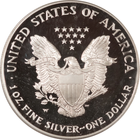 American Silver Eagles 2002-W PROOF $1 AMERICAN SILVER EAGLE – PCGS PR-70 DCAM