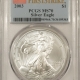 American Silver Eagles 2003-W PROOF $1 AMERICAN SILVER EAGLE – PCGS PR-70 DCAM