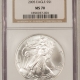 American Silver Eagles 2005-W PROOF $1 AMERICAN SILVER EAGLE – PCGS PR-70 DCAM