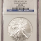 American Silver Eagles 2006 $1 AMERICAN SILVER EAGLE – NGC MS-70, FIRST STRIKES! RED LABEL!