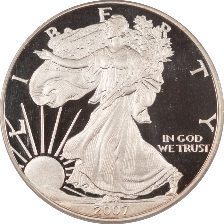 American Silver Eagles 2007-W PROOF $1 AMERICAN SILVER EAGLE – PCGS PR-70 DCAM