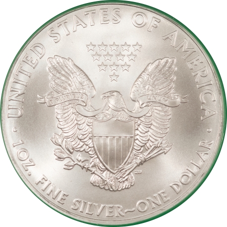 American Silver Eagles 2008 $1 AMERICAN SILVER EAGLE – PCGS MS-70, FROM US MINT SEALED BOX! GREEN LABEL