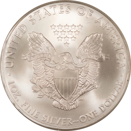 American Silver Eagles 2010 $1 AMERICAN SILVER EAGLE – PCGS MS-70, 25TH YEAR OF ISSUE! FLAG LABEL!