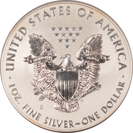 American Silver Eagles 2012-S AMERICAN SILVER EAGLE, REVERSE PROOF 75TH ANN SF MINT PCGS PR-70 MERCANTI