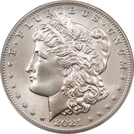 Morgan Dollars 2021-O PRIVY COMMEM MORGAN DOLLAR – PCGS MS-70, FIRST STRIKE, 100TH ANNIVERSARY!