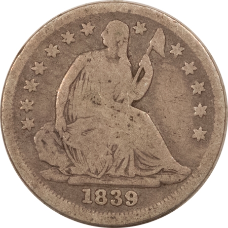 Liberty Seated Half Dimes 1839 LIBERTY SEATED HALF DIME – PLEASING CIRCULATED EXAMPLE