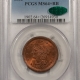 Braided Hair Half Cents 1857 BRAIDED HAIR HALF CENT – PCGS MS-62 BN, PREMIUM QUALITY!