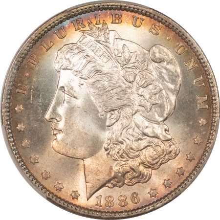 Morgan Dollars 1886 MORGAN DOLLAR – PCGS MS-67, PRETTY & SUPERB GEM!