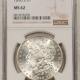 CAC Approved Coins 1887/6-O MORGAN DOLLAR – PCGS MS-62, PREMIUM QUALITY! TOUGH CAC APPROVED!