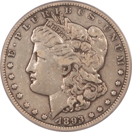 Morgan Dollars 1893-CC MORGAN DOLLAR – PCGS VF-30