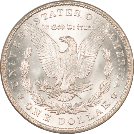 Morgan Dollars 1898 MORGAN DOLLAR – PCGS MS-66+, BLAST WHITE, TOUGH!