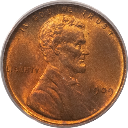 Lincoln Cents (Wheat) 1909 LINCOLN CENT – PCGS MS-64 RB FLASHY