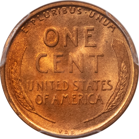 Lincoln Cents (Wheat) 1909 VDB LINCOLN CENT – PCGS MS-65 RD, BLAZING RED GEM!