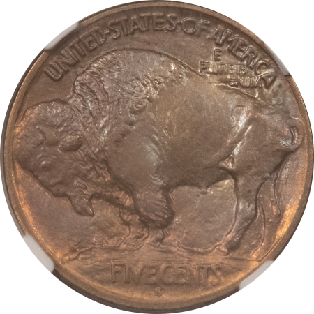 Buffalo Nickels 1913-S BUFFALO NICKEL, TYPE I – NGC MS-65, PRETTY GEM!