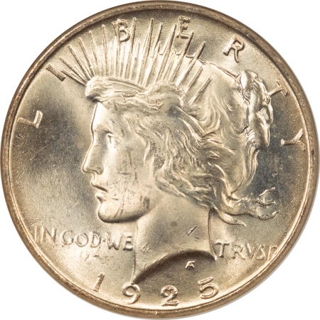 New Certified Coins 1925 PEACE DOLLAR – NGC MS-64, FATTIE HOLDER & PREMIUM QUALITY!