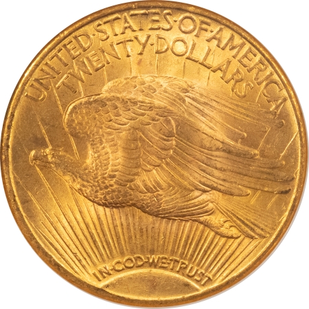 $20 1925 $20 ST GAUDENS GOLD – NGC MS-64, LUSTROUS & PQ!